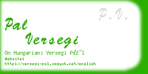 pal versegi business card